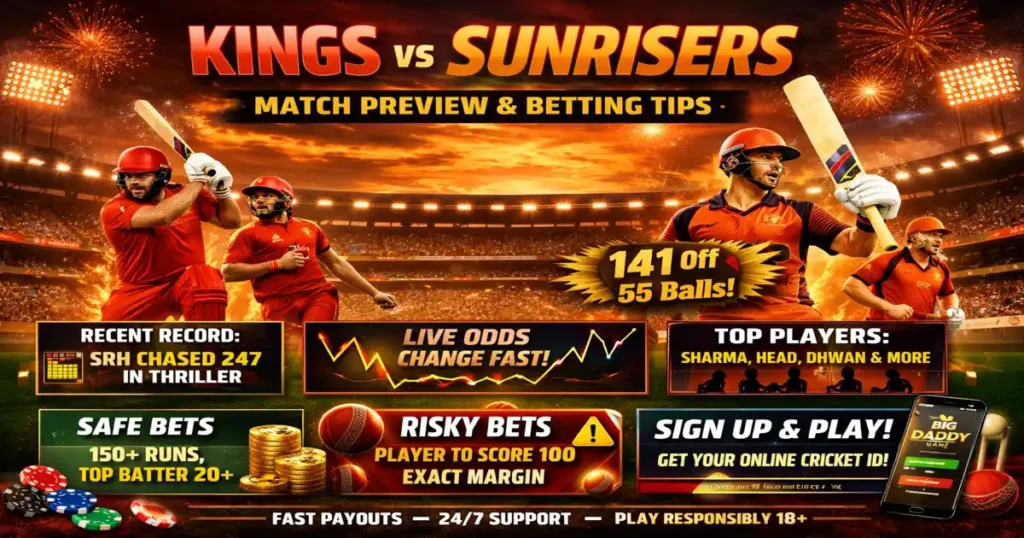 Kings vs Sunrisers Prediction