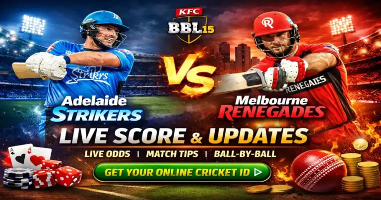Adelaide Strikers vs Melbourne Renegades