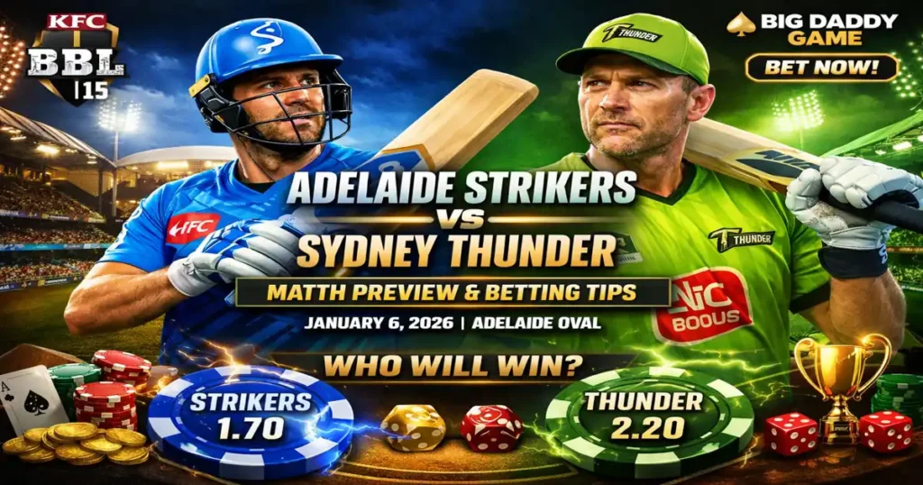 Adelaide Strikers vs Sydney Thunder