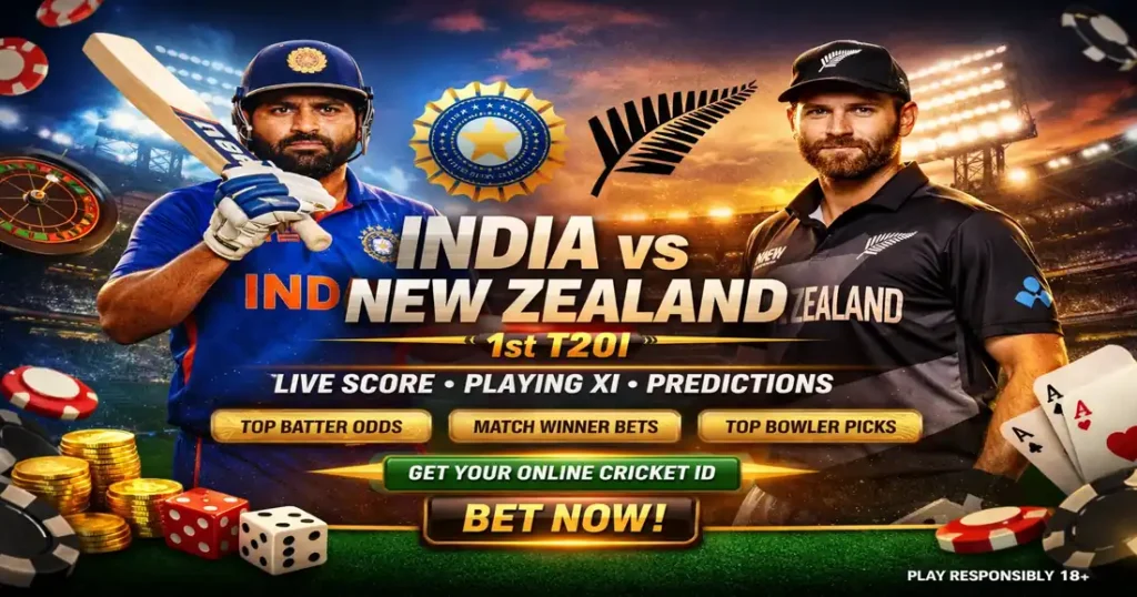 India vs New Zealand 1st T20I