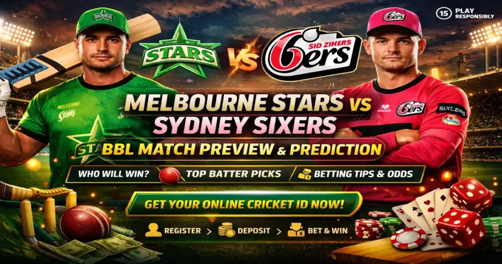 Melbourne Stars vs Sydney Sixers