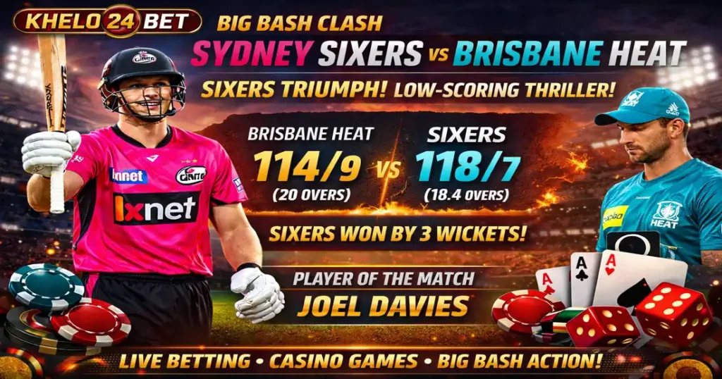 Sydney Sixers vs Brisbane Heat