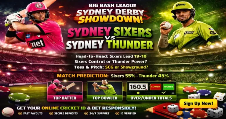 Sydney Sixers vs Sydney Thunder