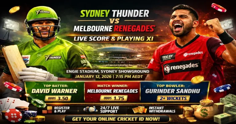 Sydney Thunder vs Melbourne Renegades
