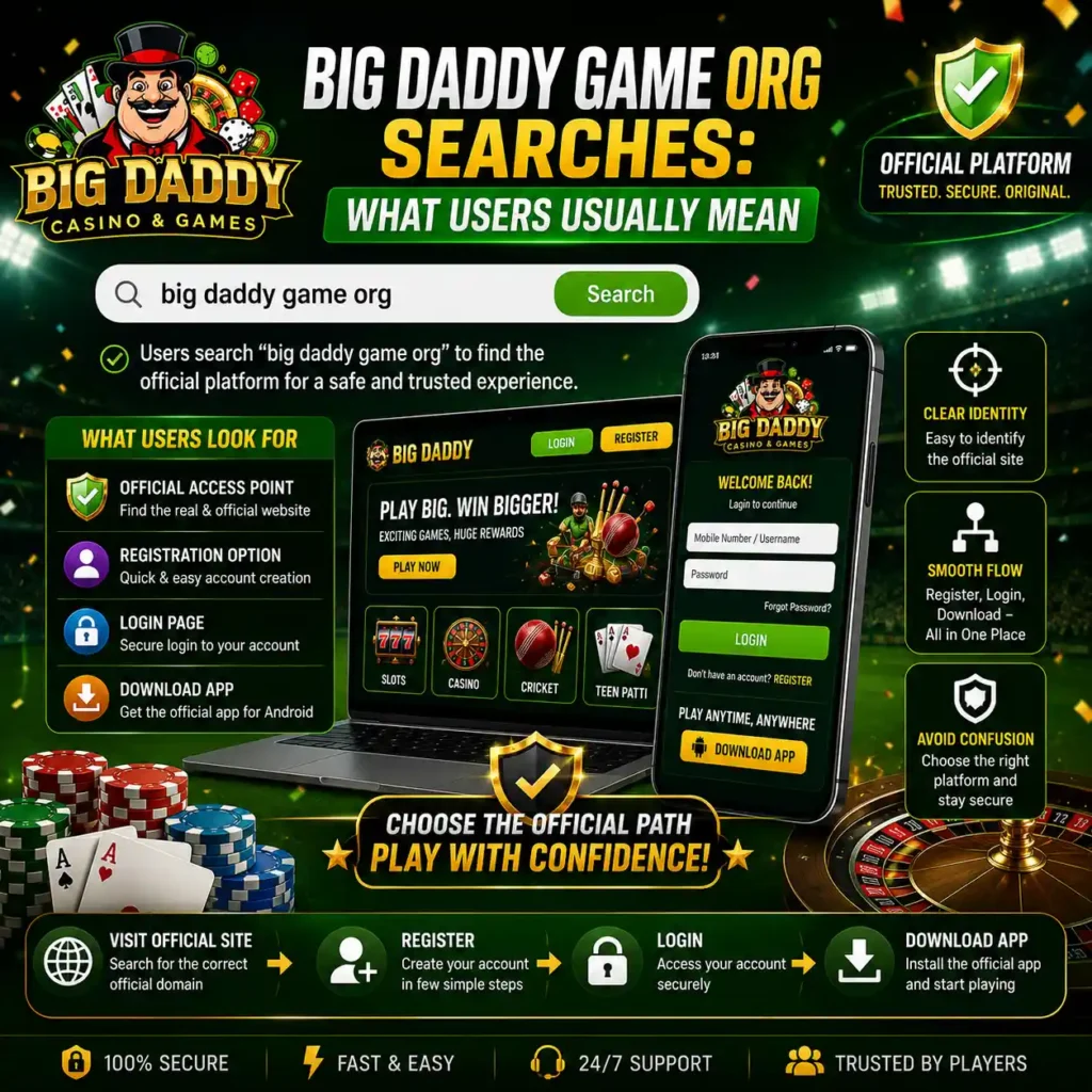 Big Daddy Game Org Searches What Users Usually Mean