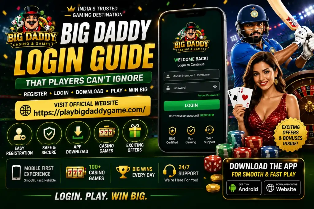 Big Daddy Login Guide That Players Can’t Ignore