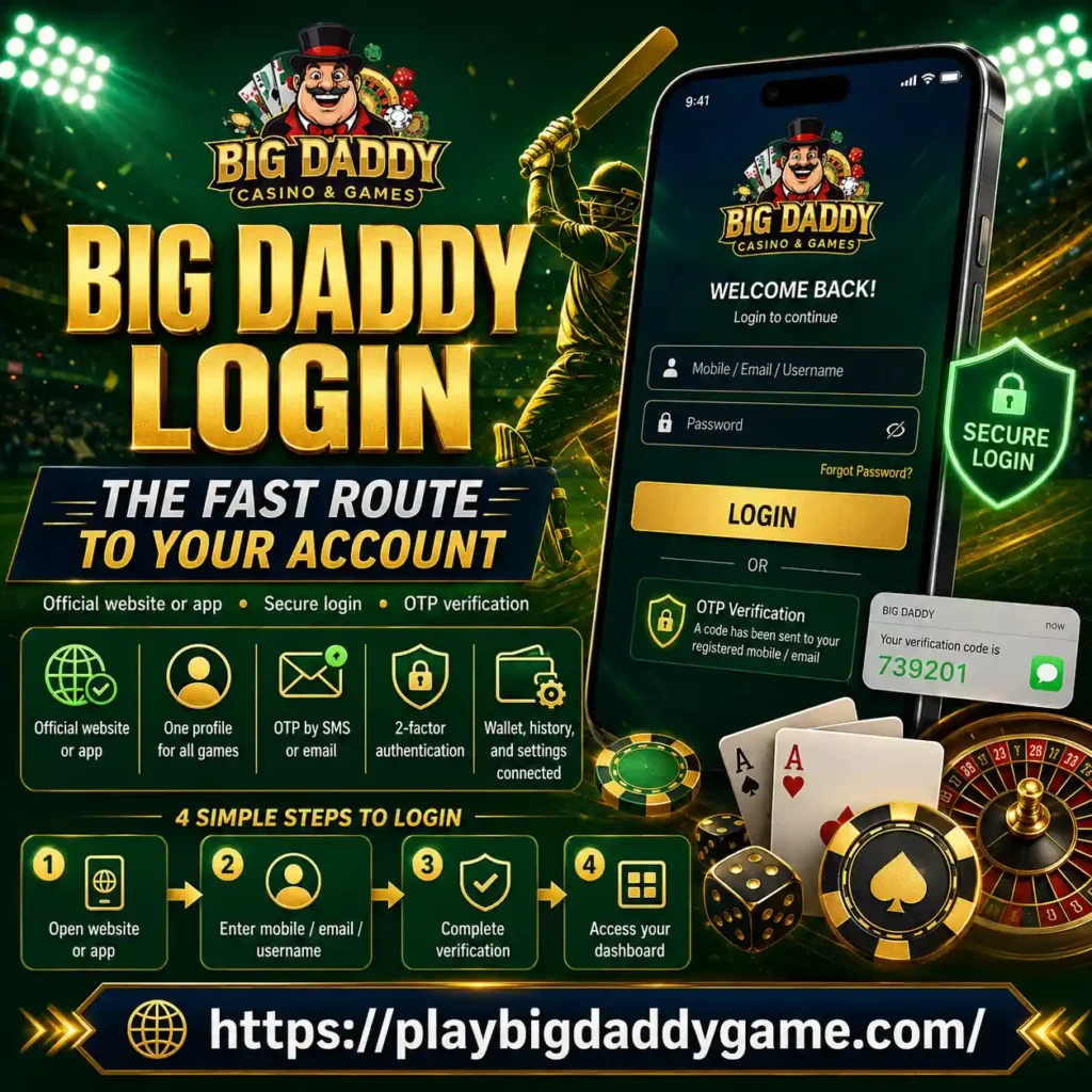 Big Daddy Login The Fast Route To Your Account