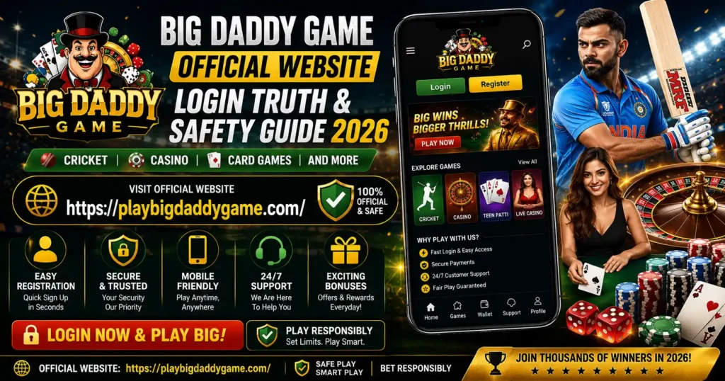 big daddy game Official Website, Login Truth & Safety Guide 2026